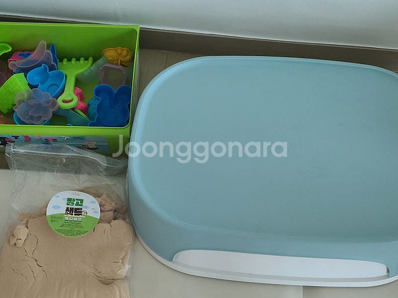 하퍼스 모래놀이세트랑 망고샌드 새모래 포함--0