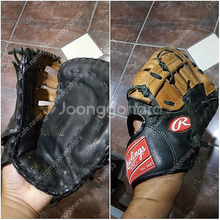 글러브 2개5만 포수 1루미트 좌투--0