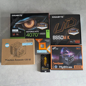 RTX4070TI SUPER, 7800X3D 완본체 컴퓨터 팝니다.