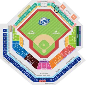 7월6일(일) 삼성라이온즈 대 LG트윈스 1루 외야지정석 RF7구 1~3열 2~3연석 통로석
