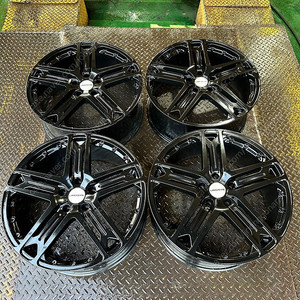 22인치 리모시스 RS600 유광블랙 PCD120 랜드로버용 중고휠 1대분