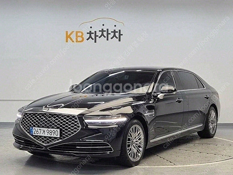 제네시스 G90 중고 제네시스 중고 가격 검정색 2021년식 80,054km 5.0 GDI AWD 리무진 프레스티지...--0