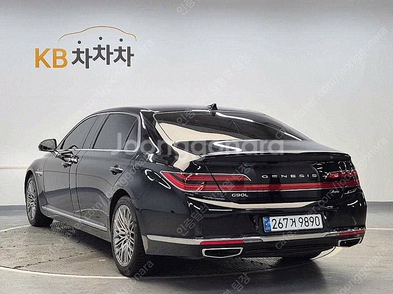 제네시스 G90 중고 제네시스 중고 가격 검정색 2021년식 80,054km 5.0 GDI AWD 리무진 프레스티지...--3