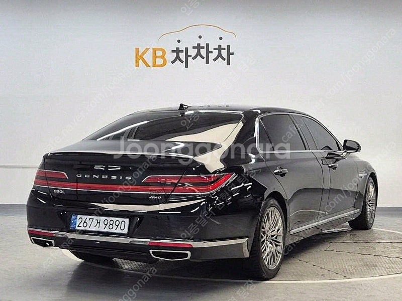 제네시스 G90 중고 제네시스 중고 가격 검정색 2021년식 80,054km 5.0 GDI AWD 리무진 프레스티지...--4