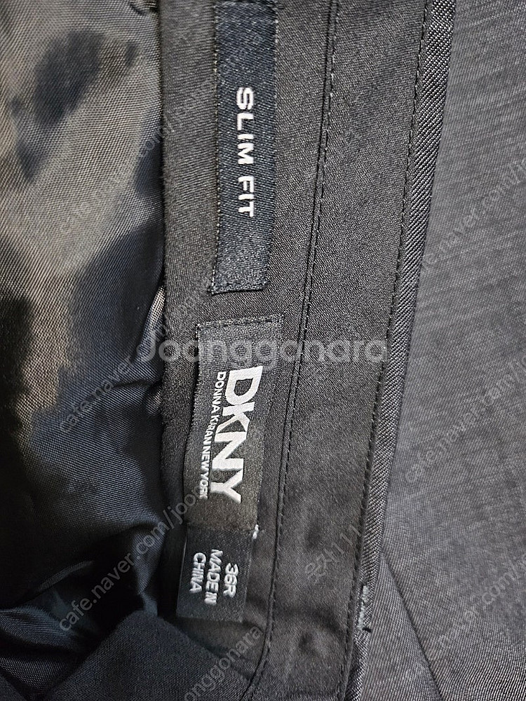 DKNY남성슬림핏 정장세트 진그레이색상 상의42R,하의...--6