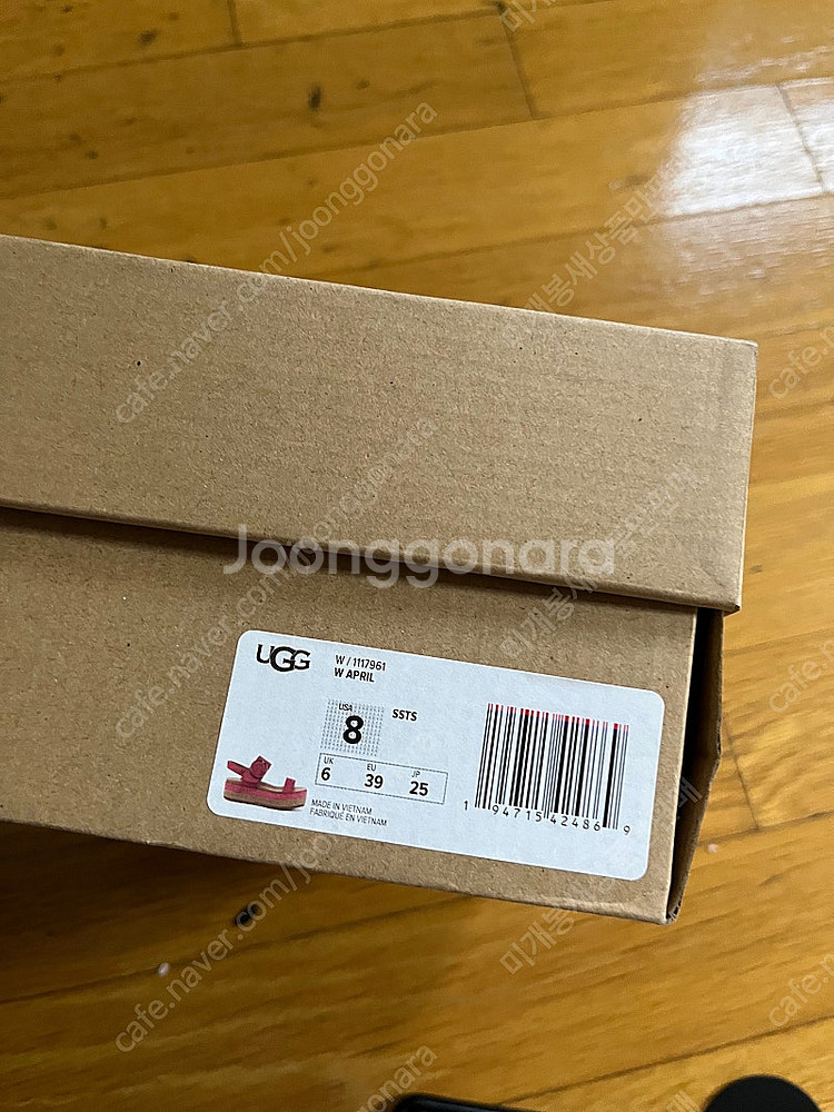 새상품) 어그 플랫 샌들 핑크 새상품 7 6 230 2...--3