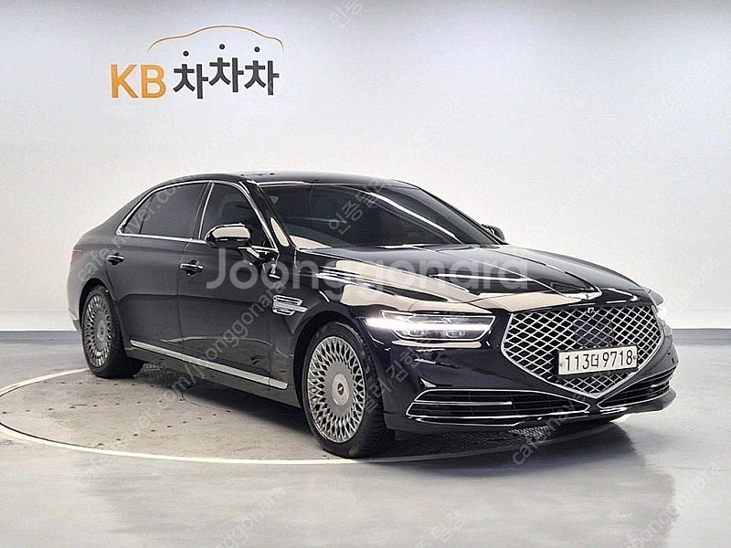 제네시스 G90 중고 제네시스 중고 가격 검정색 202...--5
