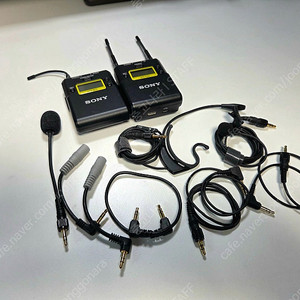 Sony 무선 마이크 세트 풀 구성 판매합니다 (UTX-B03 / URX-P03 / ECM-322BMP 포함)