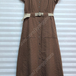 bcbg올앤선드리> 럭셔리 면자수 롱원피스