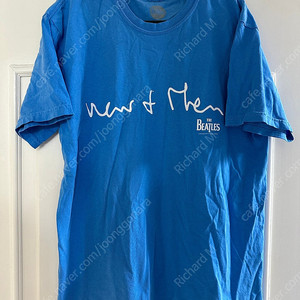The Beatles 공홈 애플 공식 NOW AND THEN / LOVE ME DO 반팔 티셔츠 short-sleeve Apple official T-shirt 비틀즈
