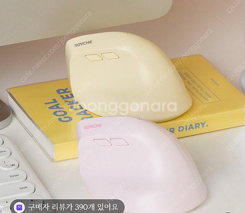 로이체 멀티페어링 무선 무소음 인체공학 버티컬 마우스 ...--0