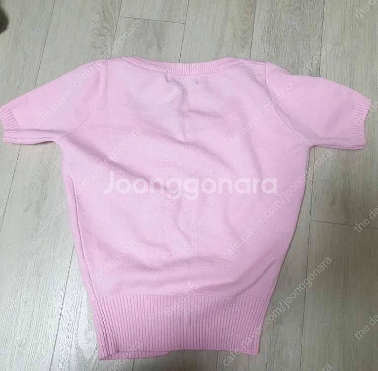페일제이드 U넥 가디건 핑크--3