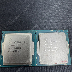 cpu 단품 i5 7600 i5 6600 팝니다.(택포)
