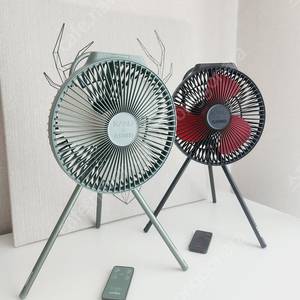 카누 X 크레모아 무선 선풍기 V1040 (대용량 배터리 10400mh 장착, 전용 리모콘 포함) 블랙, 카키