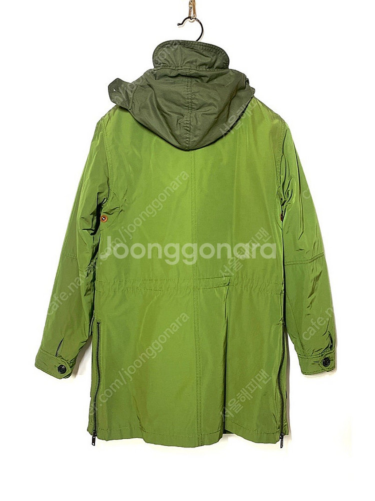 커스텀멜로우 (카키/그린) 봄가을 후드 사파리 헌팅자켓 야상 95사이즈--1