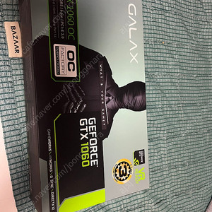 GALAX 지포스 GTX 1060 6GB 그래픽카드 판매합니다.