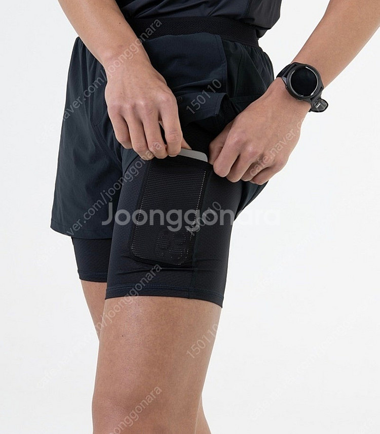 브라운야드 밸런스 퍼포먼스 쇼츠 워시드 블랙 여성용 사...--2