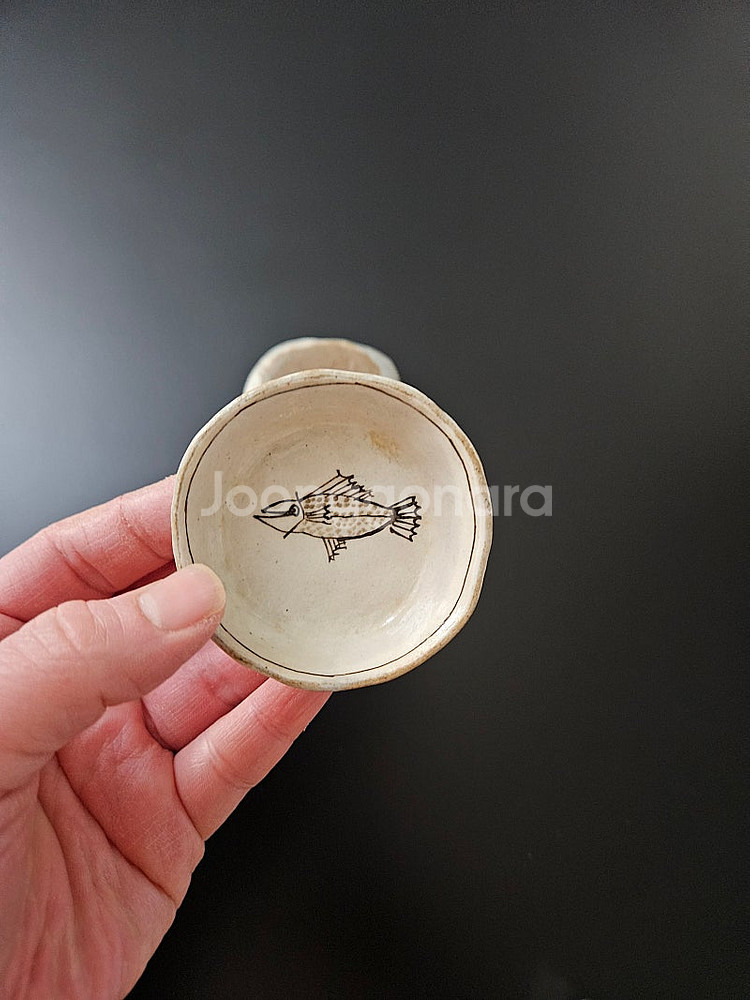 연호경 작가 도자기 종지--1