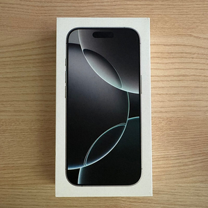 아이폰16 Pro 128GB 화이트 티타늄 미개봉 새제품