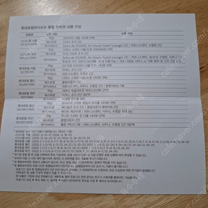 시그니엘, 롯데호텔 통합 숙박권-제주부산은 2박