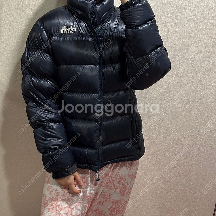 노스페이스 여성 구스다운 숏패딩 점퍼 자켓 90--1