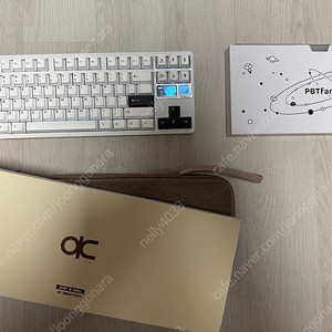qk80mk2 화이트 WK 풀알루 커스텀 키보드