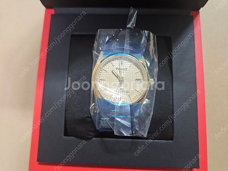 티쏘 PRX 파워매틱 80 35mm 골드 T137.20...--2