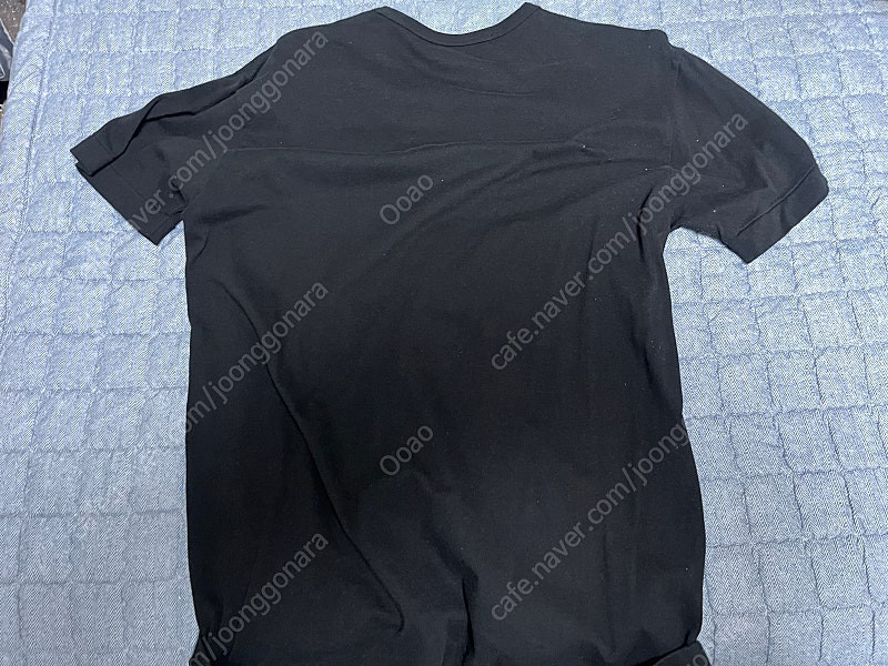 꼼데가르송 블랙 골드와펜 반팔티 xxl--4