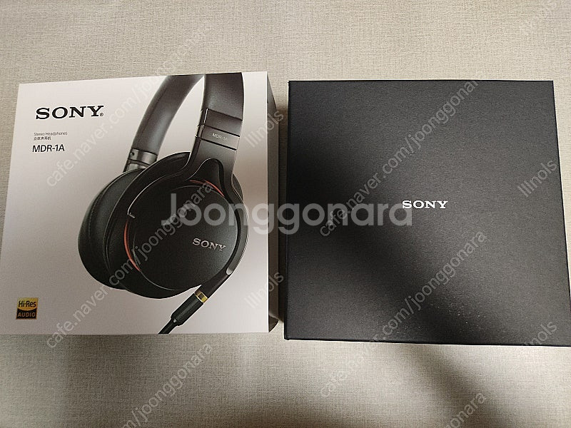 소니 SONY MDR-1A 헤드폰 풀박셋--0