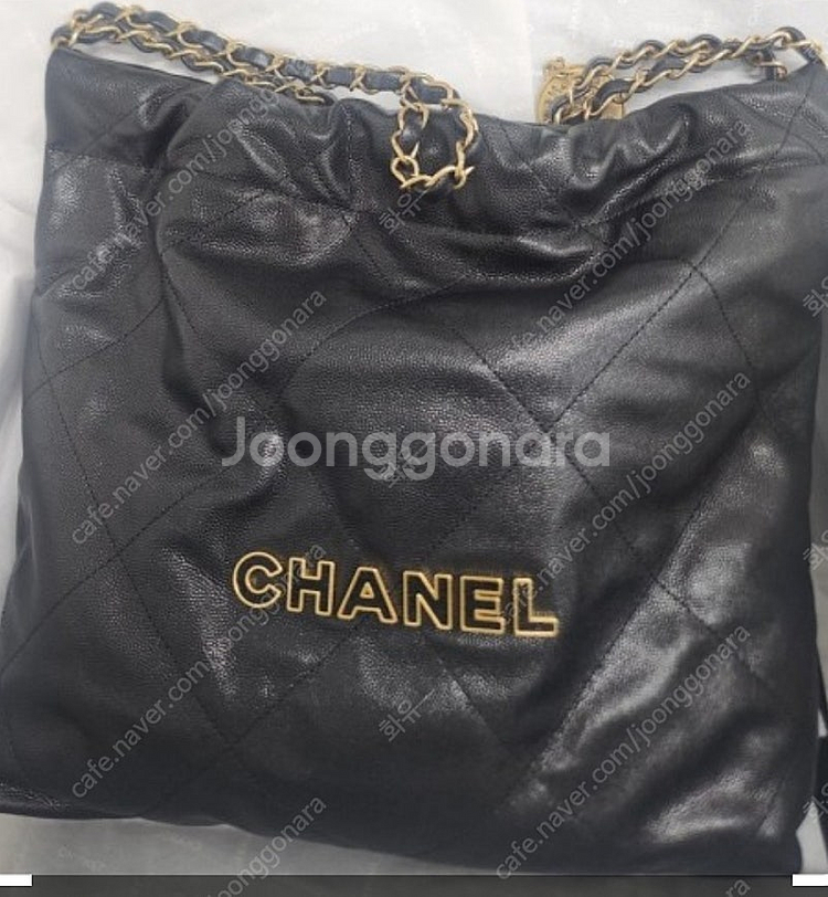 (새상품) 샤넬 22백 미디움--2