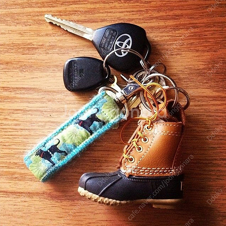 llbean 엘엘빈 가죽 부츠 키링 키홀더 탄 드레익스...--4