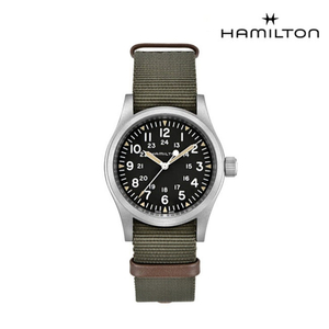 [미개봉] 해밀턴 카키필드 메카니컬 38mm 검판 새제품 판매 (H69439931)