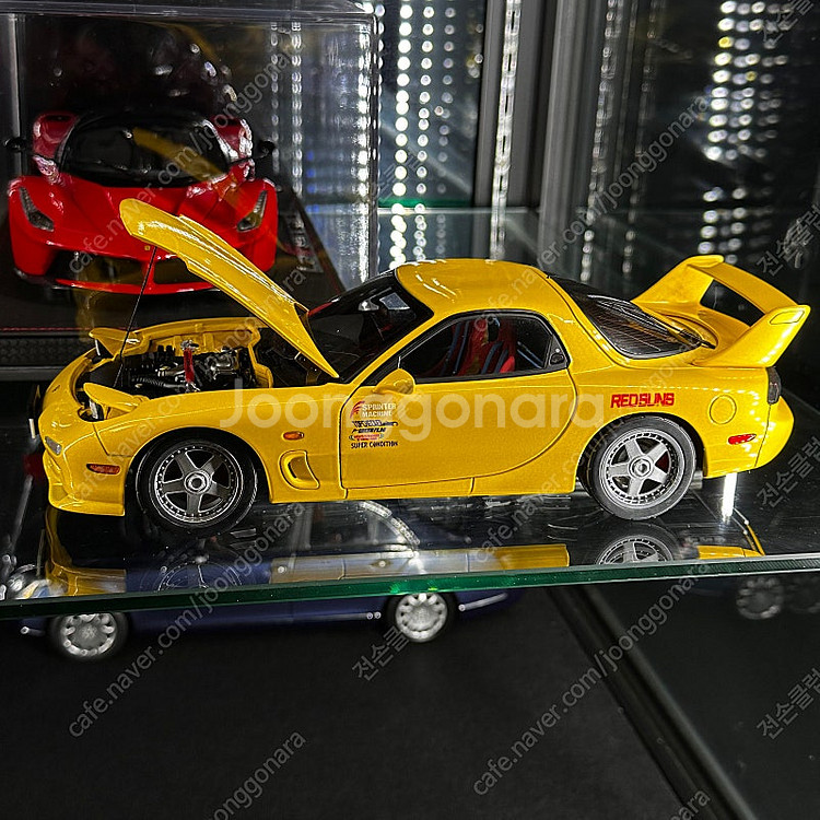 1:18 오토아트 마쯔다 RX-7 FD 이니셜디 옐로우...--1