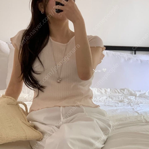 미엘 엠마 프릴 반팔티