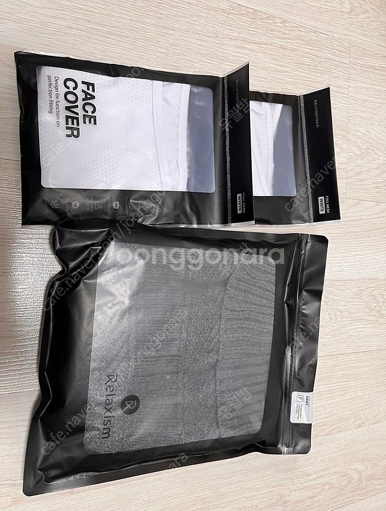 일상공감 쿨편 페이스커버 2매, 릴렉시즘 따스워머 일괄--0