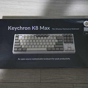 키크론 k8 max 미개봉 바나나축 기계식 키보드 팝니다.