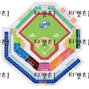 7월 4일6일 삼성vs엘지 3루 스카이 상단지정석