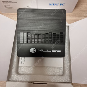 MLLSE N4000 미니PC, 6GB, 128GB 작고 소음없고 전기 적게 먹는 미니피씨