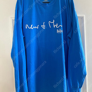 The Beatles 공홈 애플 공식 NOW AND THEN 긴팔 티셔츠 long-sleeve Apple official T-shirt 비틀즈 big size 빅 사이즈 큰옷