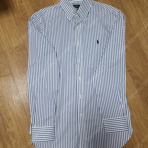 폴로 스트라이프 슬림핏 이지케어 셔츠 M