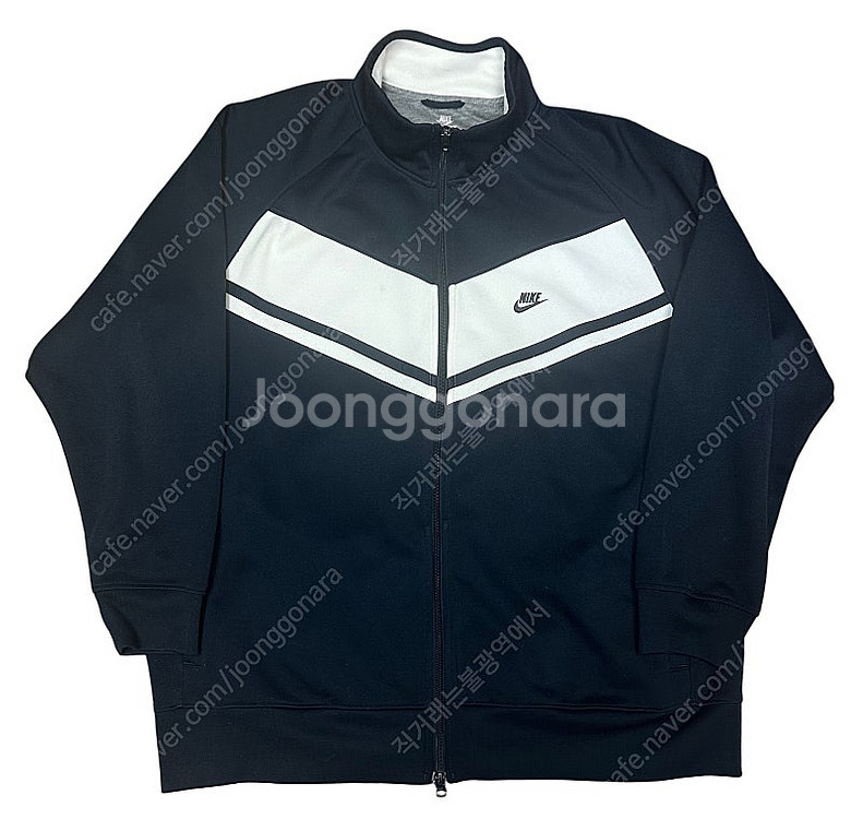 나이키 화이트 사이드라인 네이비트랙탑져지 XXL--0