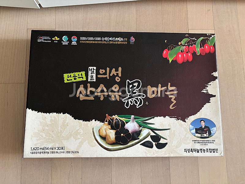 원용덕 의성 산수유 흑마늘 (30포 )1박스--0