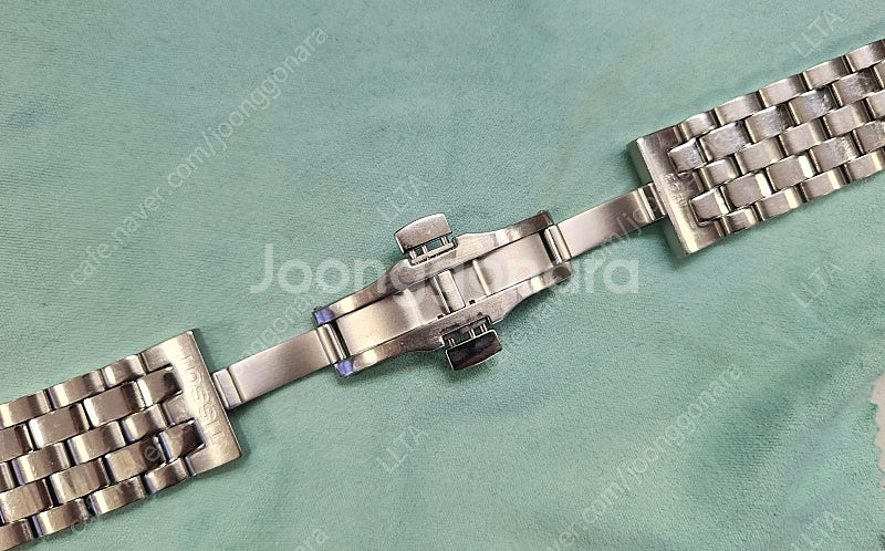 티쏘 메탈 밴드 22mm T005.517A--5