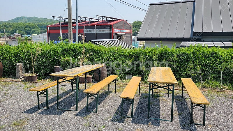 USA 오리지날 빈티지 야외테이블/ 카페 테이블/접이식...--1