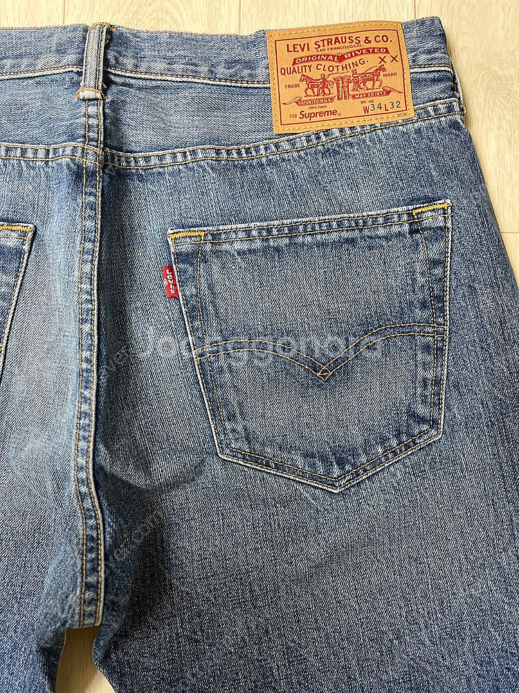 리바이스XSupreme 14AW 501 셀비지 34X3...--7