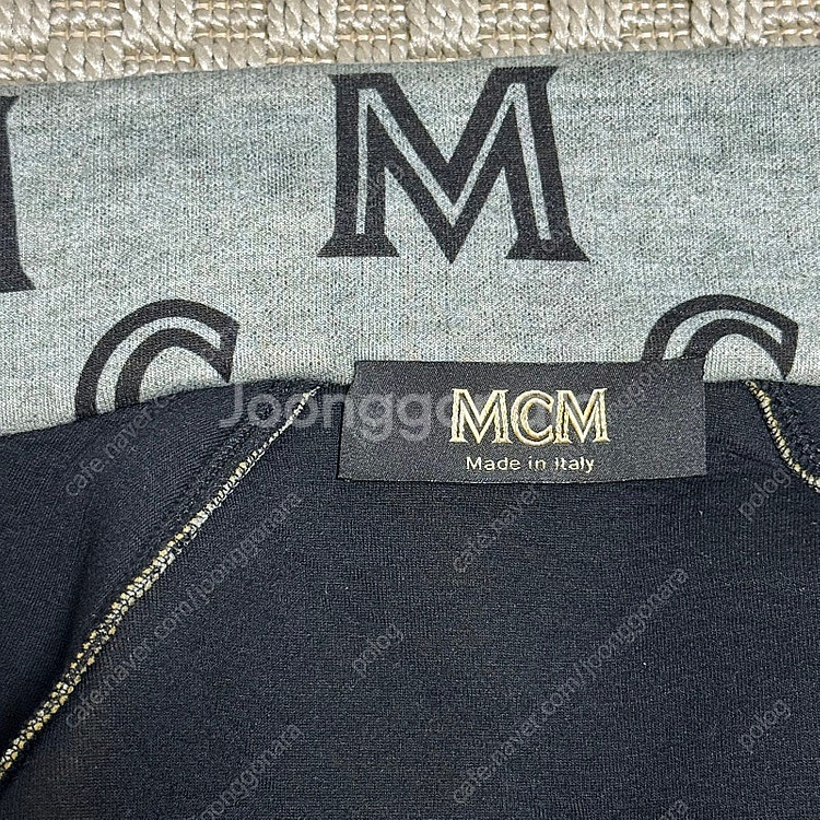 (M) MCM 엠씨엠 로고 트랙탑 자켓 그레이--6