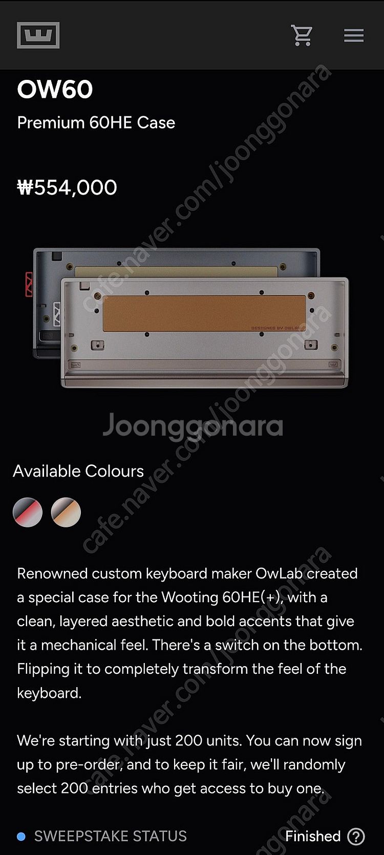 ow60 키보드 우팅 60he+ 알루미늄--4