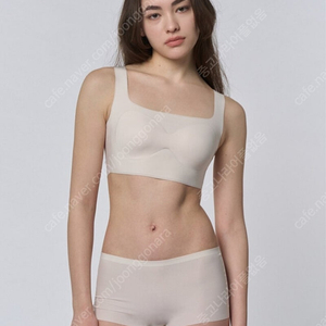 (새상품)더잠 TZM 이지핏 스퀘어 브라탑 +팬티 세트 3만 5천원