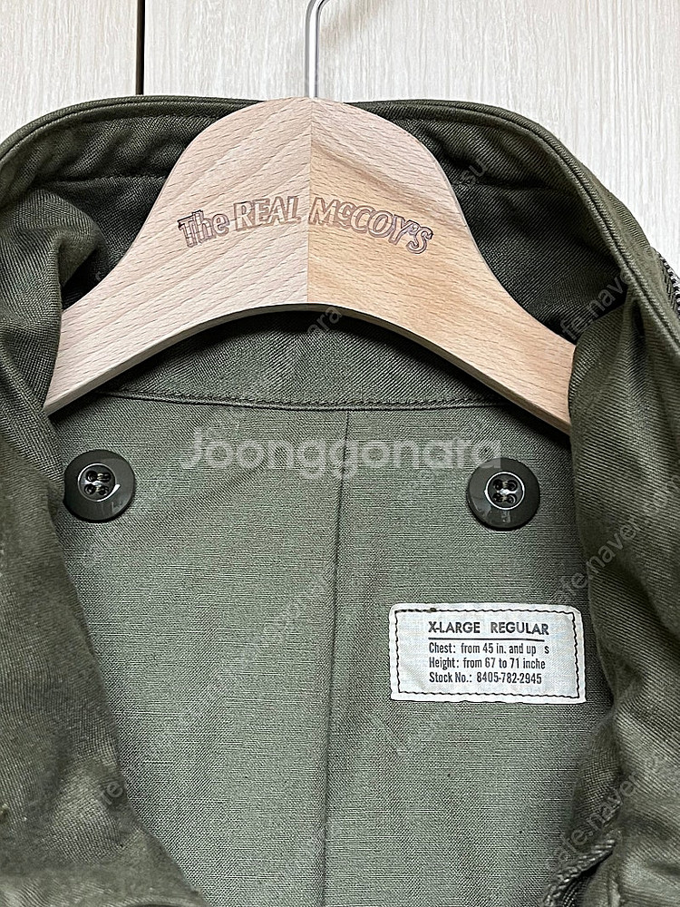 [XL] 리얼맥코이 M-65 필드자켓 올리브--4