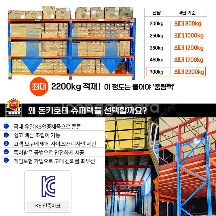 최저가 슈퍼랙 조립식 창고 선반 앵글선반 철제선반 틈새...--3
